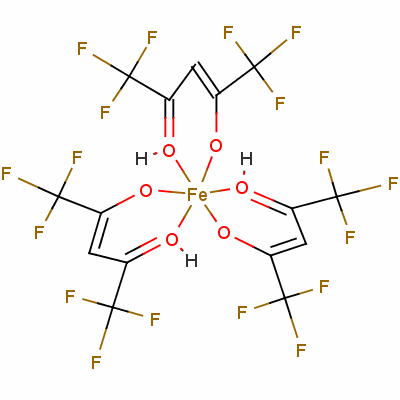 铁(iii,英文名称为trishexafluoroacetylacetonatoiron(iii,分子式