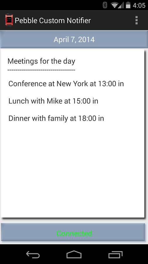 Pebble Custom Notifier截图4