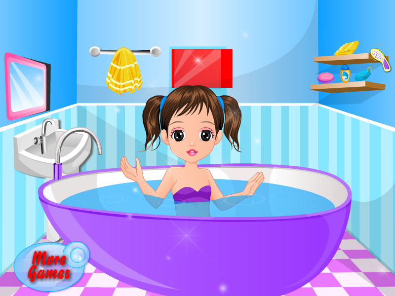 女孩洗澡女孩的游戏截图6