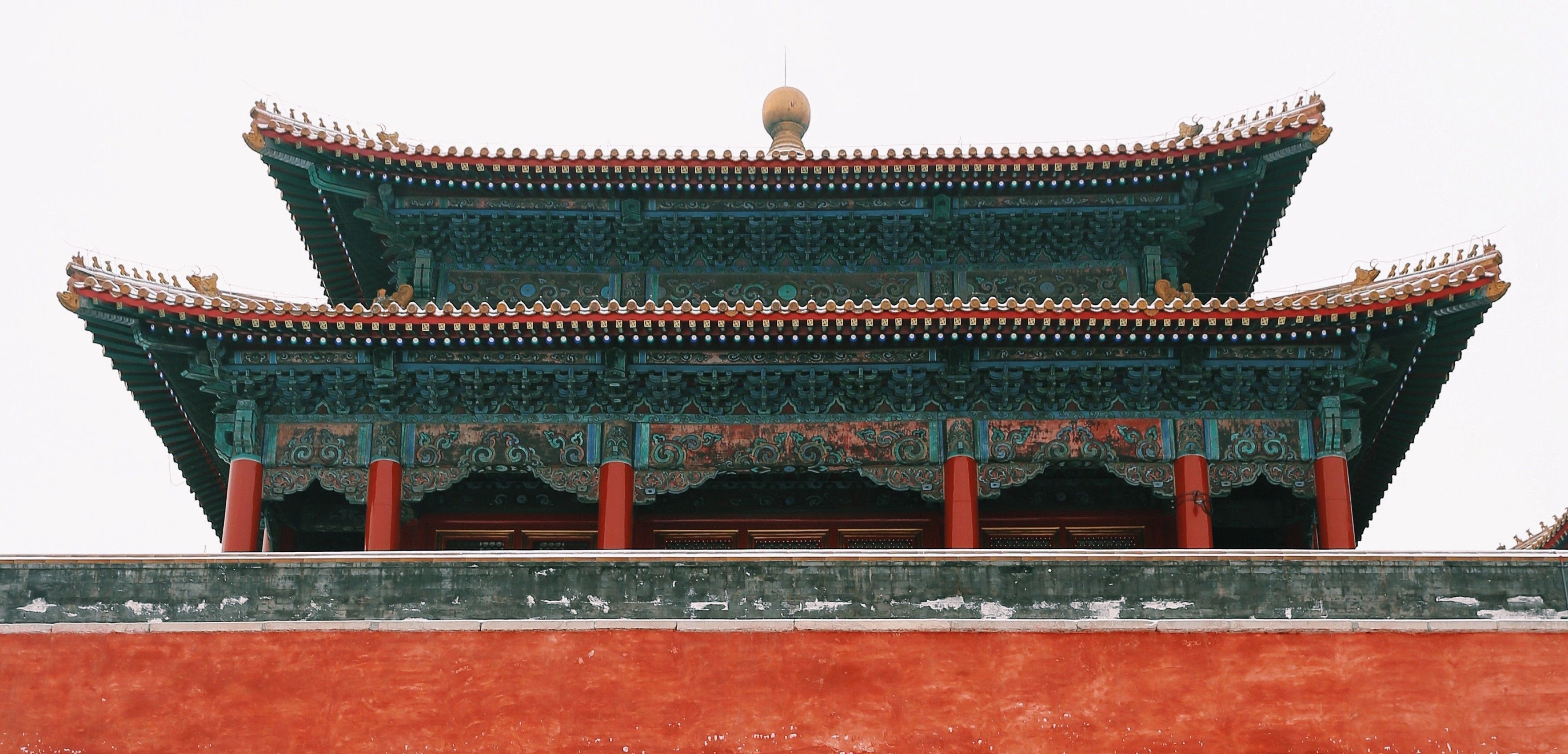 中国最难见的景观之一,传说级的雪中故宫,能见