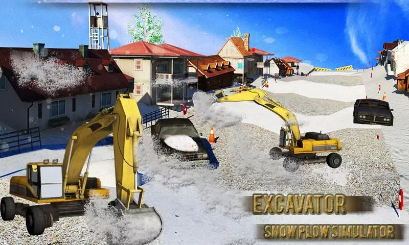 挖掘机扫雪机模拟器截图17