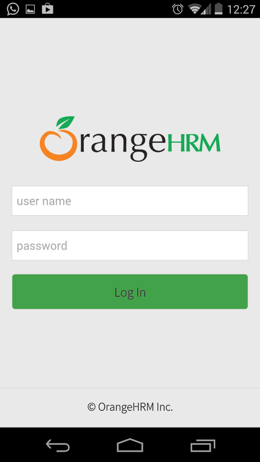 OrangeHRM截图3