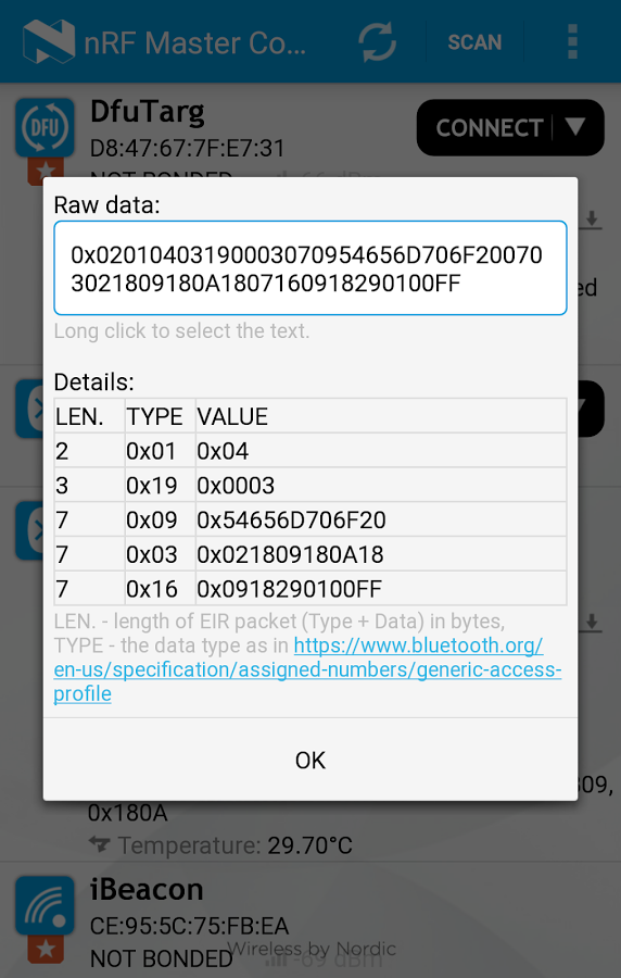 nRF Master Control Panel (BLE)截图10