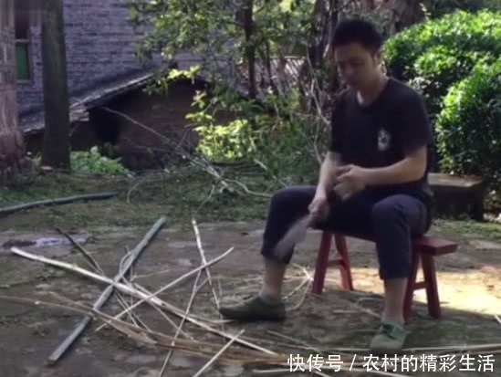 农村的那口大锅你知道怎么洗,农村小伙自制物