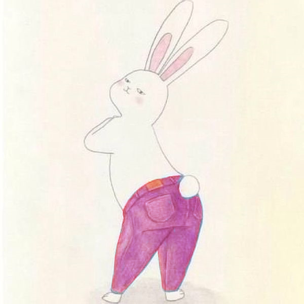 求一个兔子卡通图片 穿牛仔裤 最好情侣头像_