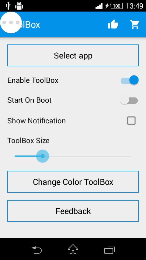 ToolBox - Floating Window App截图1