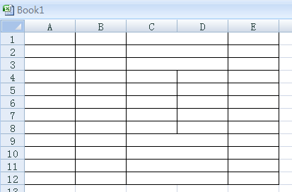 在excel中的一列单元格中如何插入一条竖线并