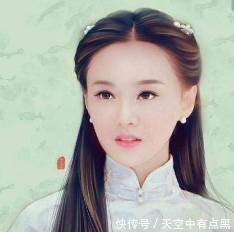 当红女星的唯美手绘图,迪丽热巴排倒数第二,最