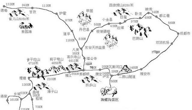 全国25条自驾旅游地图精简版:放在手机里太方
