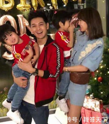 林志颖为双胞胎儿子庆生,和妻子一人报一个超