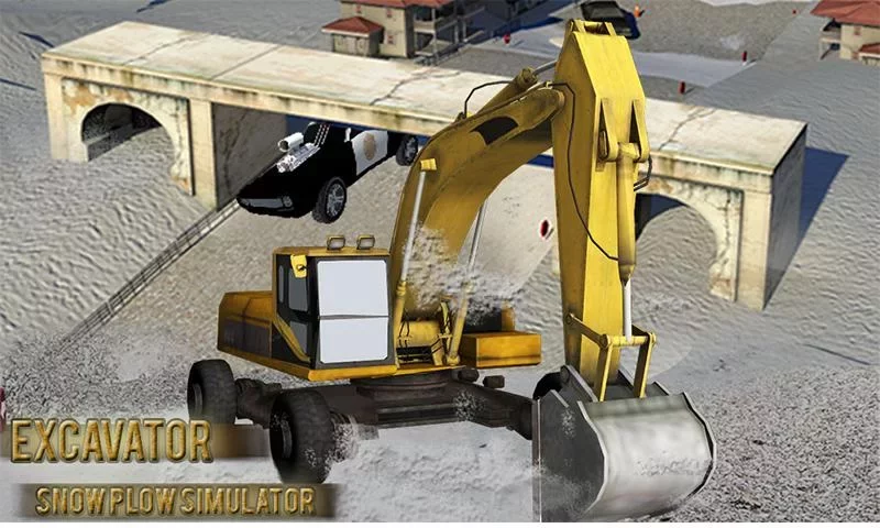 挖掘机扫雪机模拟器截图18