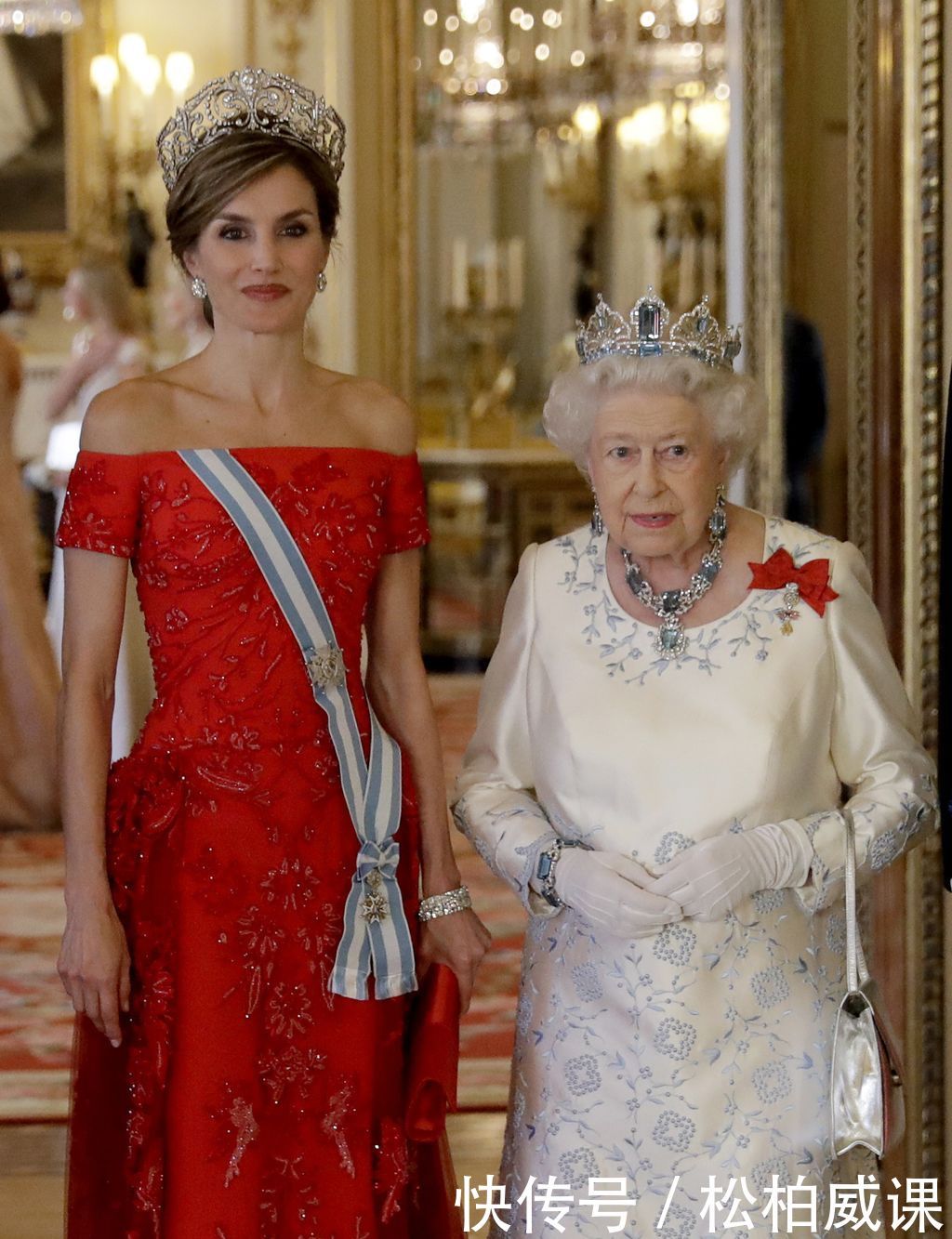 梅拉尼娅特朗普和西班牙王后莱蒂齐亚风格统治