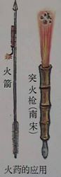 点燃引线后,火药喷发,将"子窠"射出,射程远达150步(约230米).