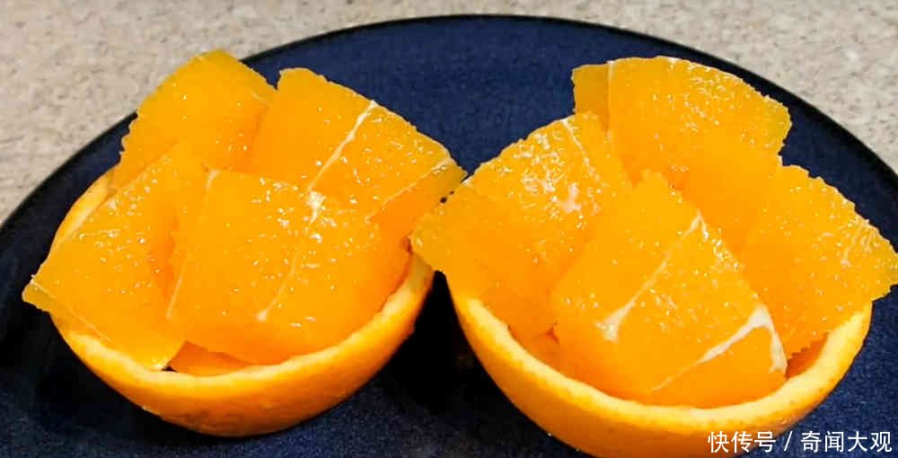 五星级大厨分享橙子切法,不需要剥,轻松解决去