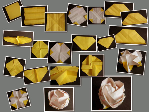 如何用橡皮纸折玫瑰花?_360问答