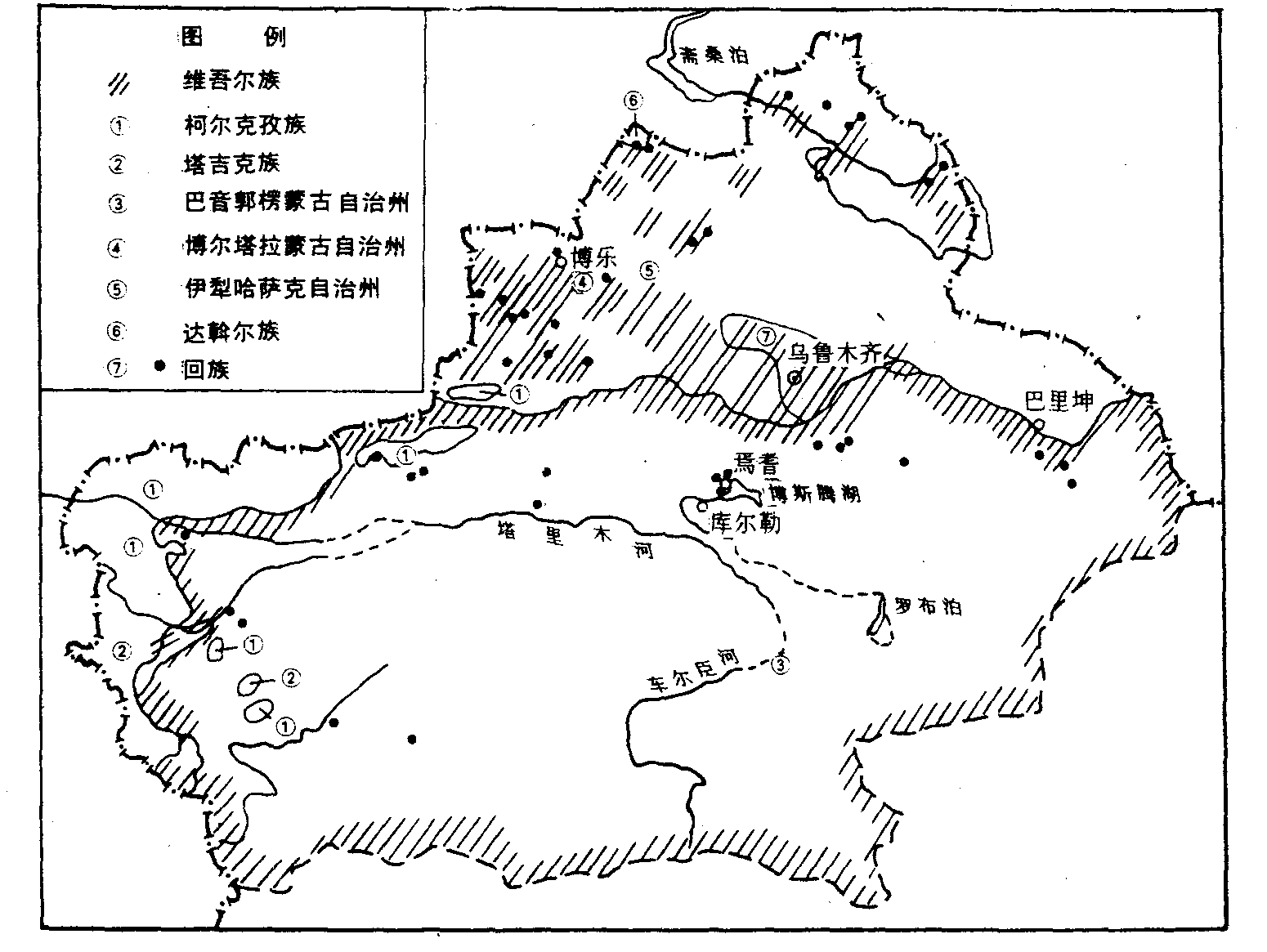 新疆是一个多民族地区 新疆原有汉族,维吾尔族,哈萨克族,回族