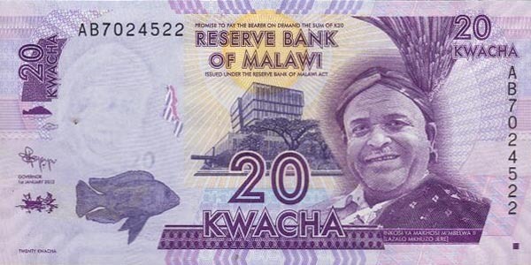 那个国家的20元纸币上有kwacha_360问答