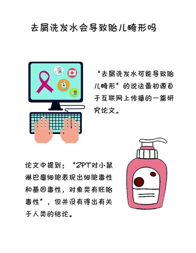 去屑洗发露会让准妈妈生畸形儿是真的吗?