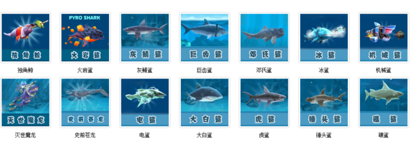 饥饿鲨进化最后一只鲨鱼是什么。_360问答