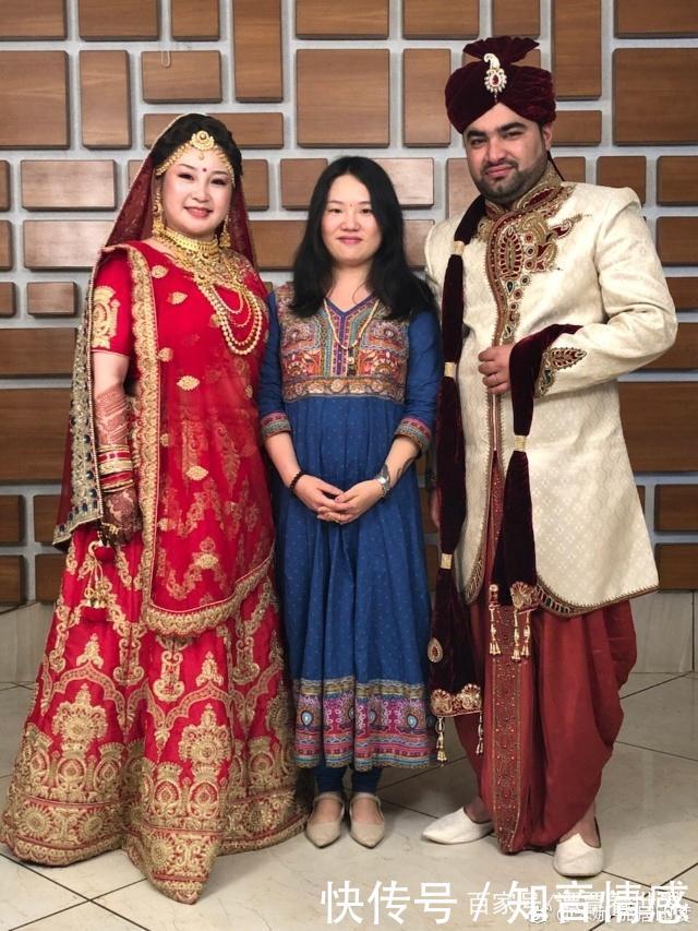 中国姑娘远嫁印度晒婚礼照片,网友纷纷表示不