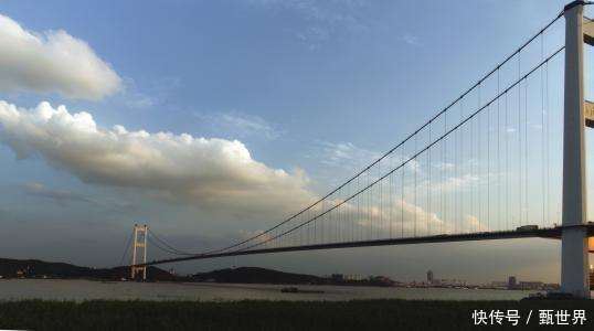 20世纪中国第一、世界第四大钢箱梁悬索桥: