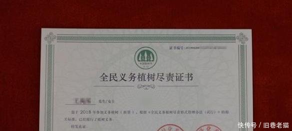 支付宝蚂蚁森林,种3棵树国家颁发 义务植树 证