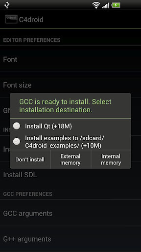 GCC plugin for C4droid截图2