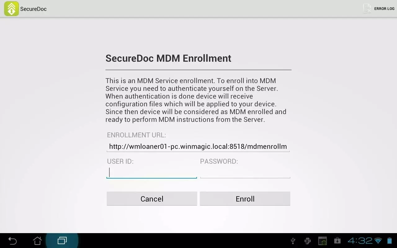 SecureDoc for Android (beta)截图2