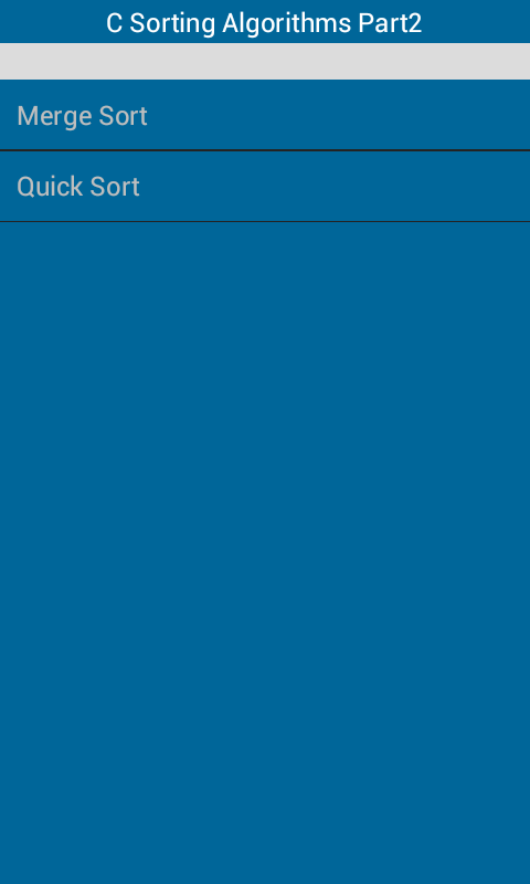 C Sorting Algorithms Part2截图1