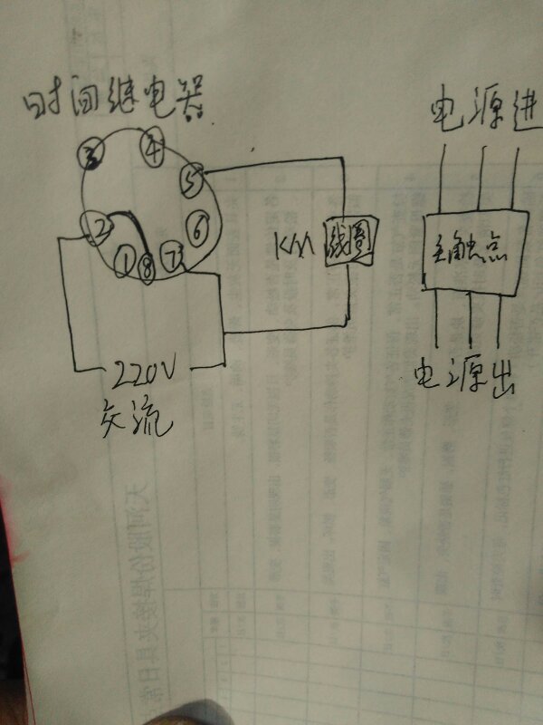 塔吊大灯镇流器接线图