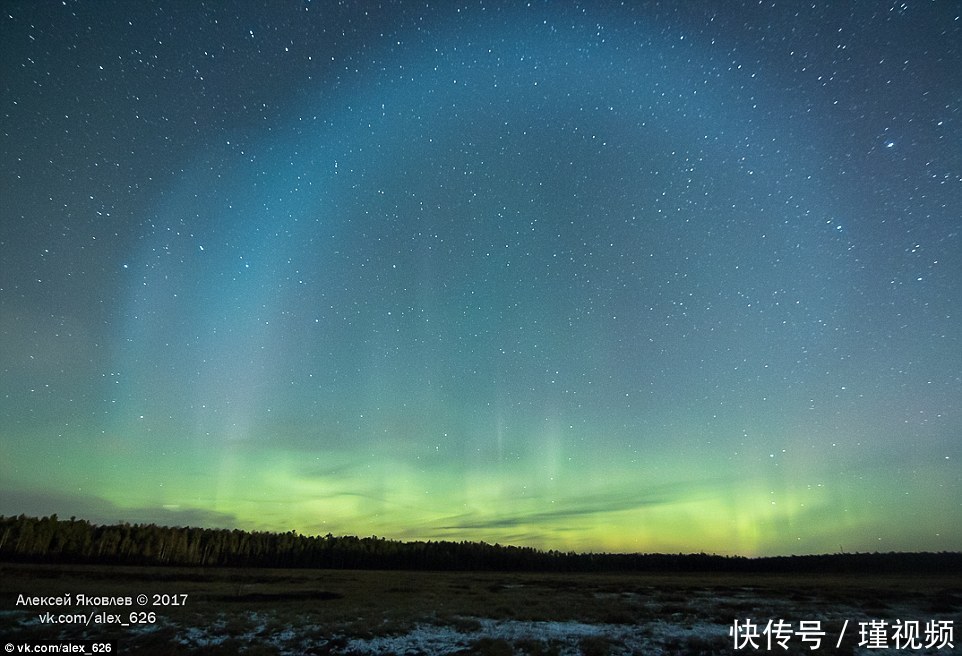 俄罗斯西伯利亚现巨大光球，疑似UFO，难道外星人来了？