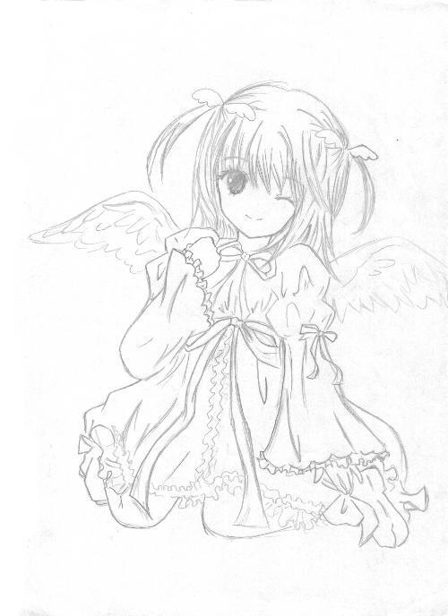 守护甜心亚梦素描画 要简单一点的 我只是一个