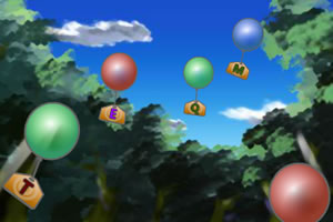 字母打气球,字母打气球小游戏,360小游戏-360