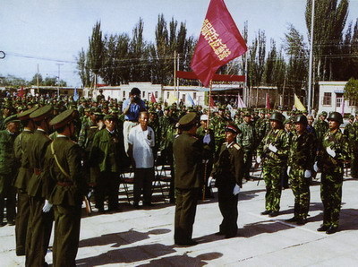 新疆兵团手绘图