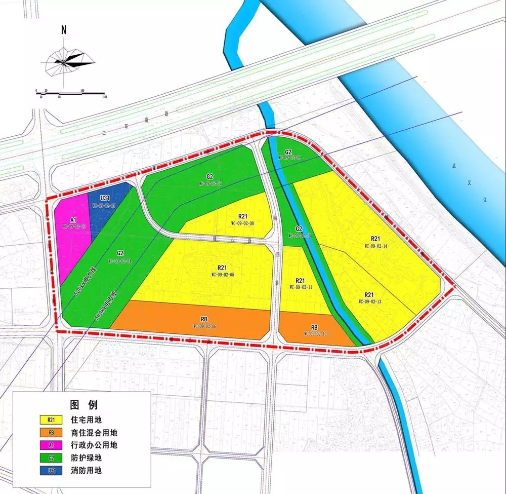 金华婺城qu这一片区新出规划 涉及13宗地块，其中包含总面积164亩