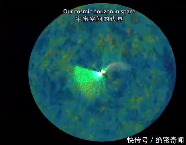 从地球出发, 以光速深入宇宙, 会看到什么?