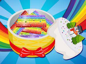 制作彩虹饼干,制作彩虹饼干小游戏,360小游戏