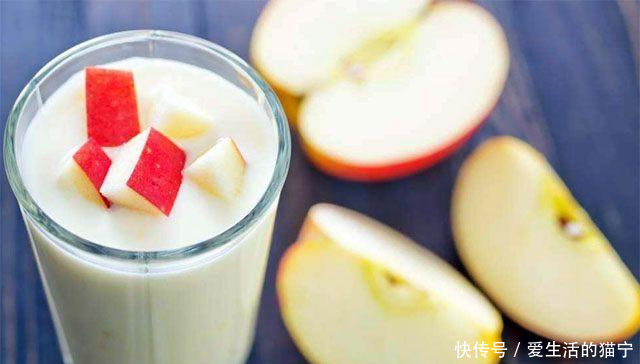苹果加酸奶减肥法,每天晚上喝一杯,不仅能减肥