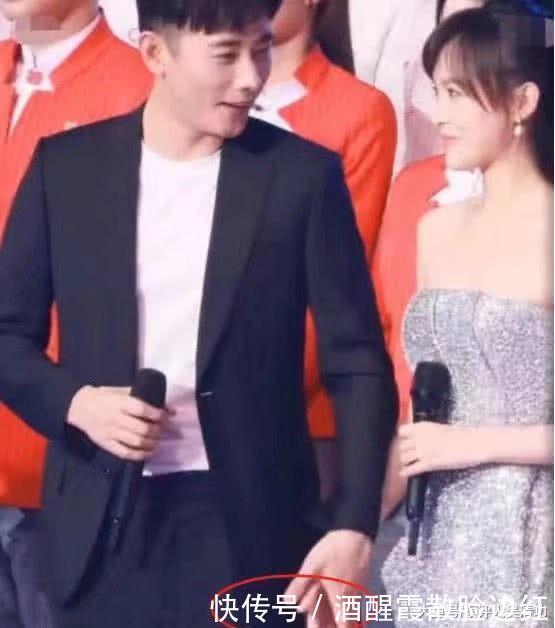 唐嫣晒猪宝宝照片, 并配文幸福从今天开始, 暗