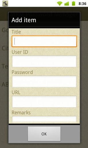 SIS Password Manager (Free)截图5