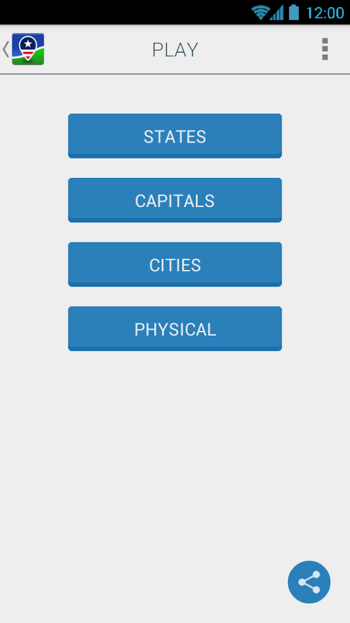 US States Geography Quiz Game截图5