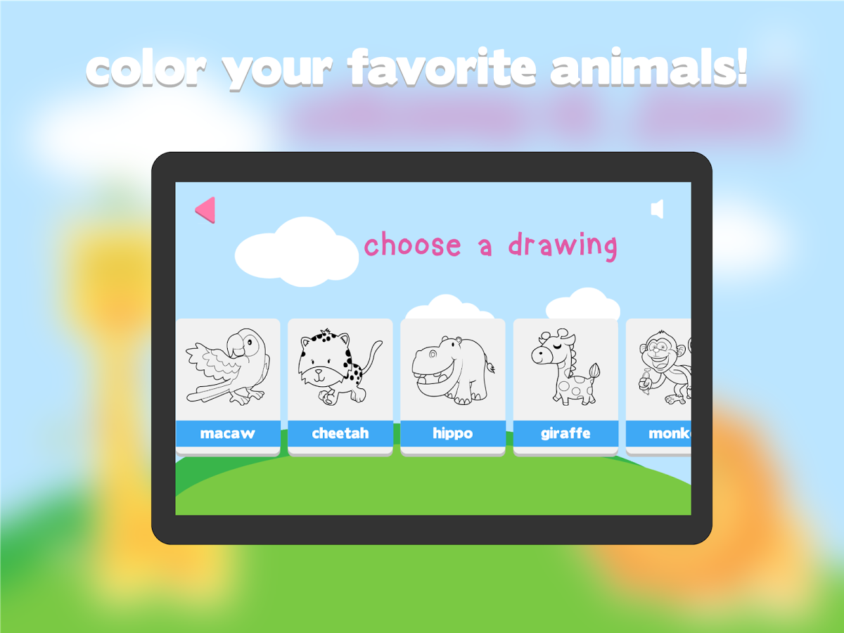 Zoo Animals: Coloring Pages截图4