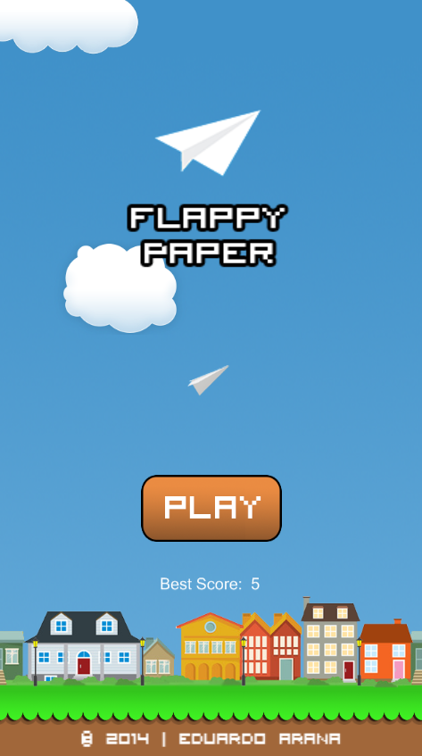Flappy Paper截图1
