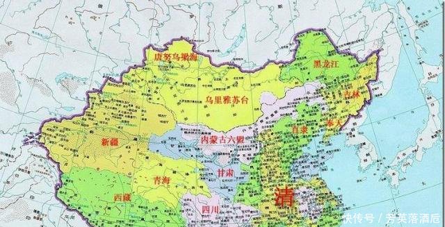 看了中国历代地图才知道清朝历史贡献最大!