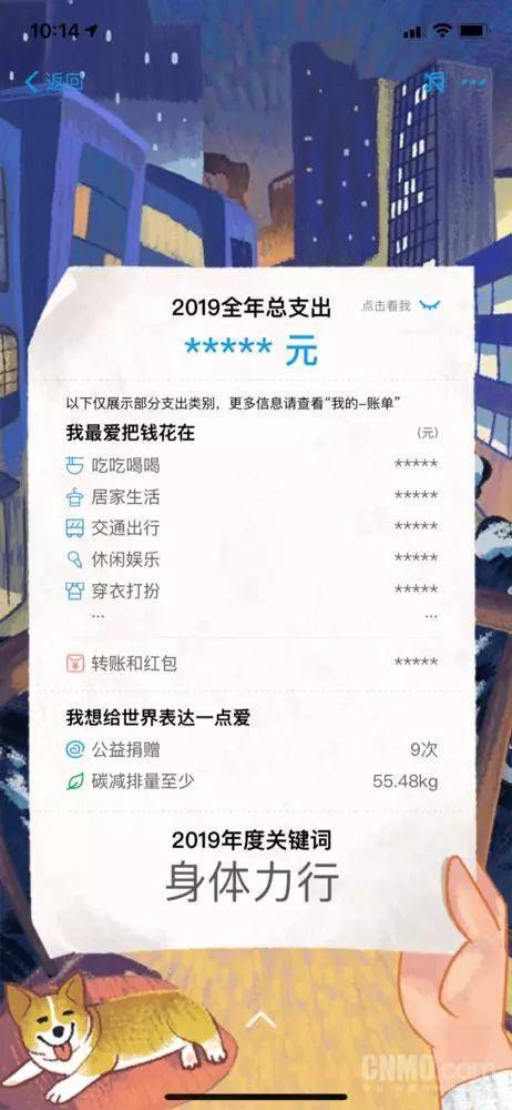 2019年度账单朋友圈