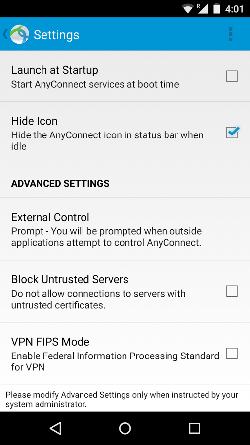 AnyConnect ICS+截图3