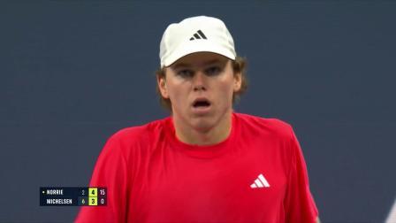 【全场回放】米克尔森1-2诺里 2025ATP达拉斯站第一轮