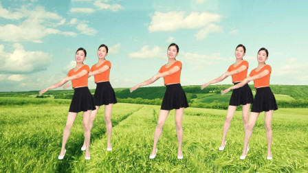广场舞《玫瑰花开》简单流行32步 基础入门健身操