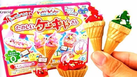 玩具益趣园 日本食玩DIY甜筒