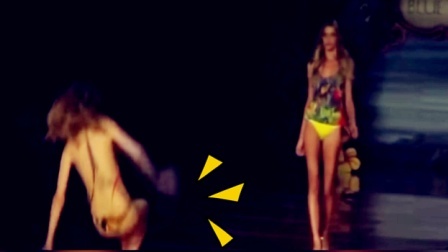 DouDou爆笑盘点 第一季 尴尬 美女模特走秀搞笑出糗瞬间 11